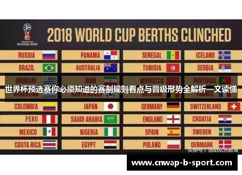 世界杯预选赛你必须知道的赛制规则看点与晋级形势全解析一文读懂